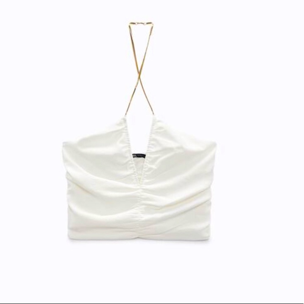 Zara chain white top